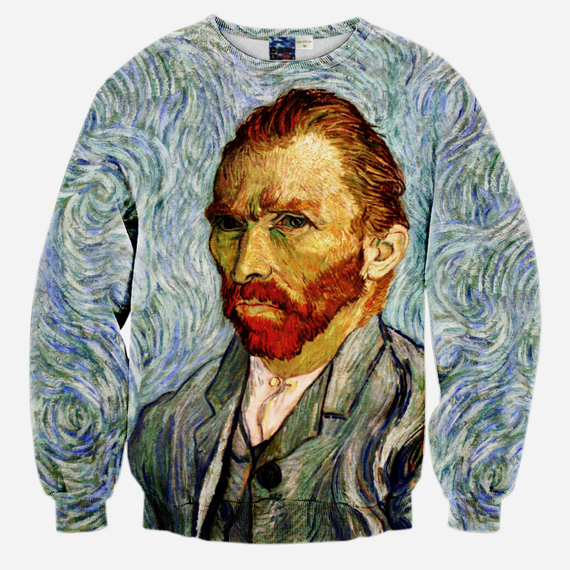 sponge dull Product Bluza 3D Print - Van Gogh - mutlum